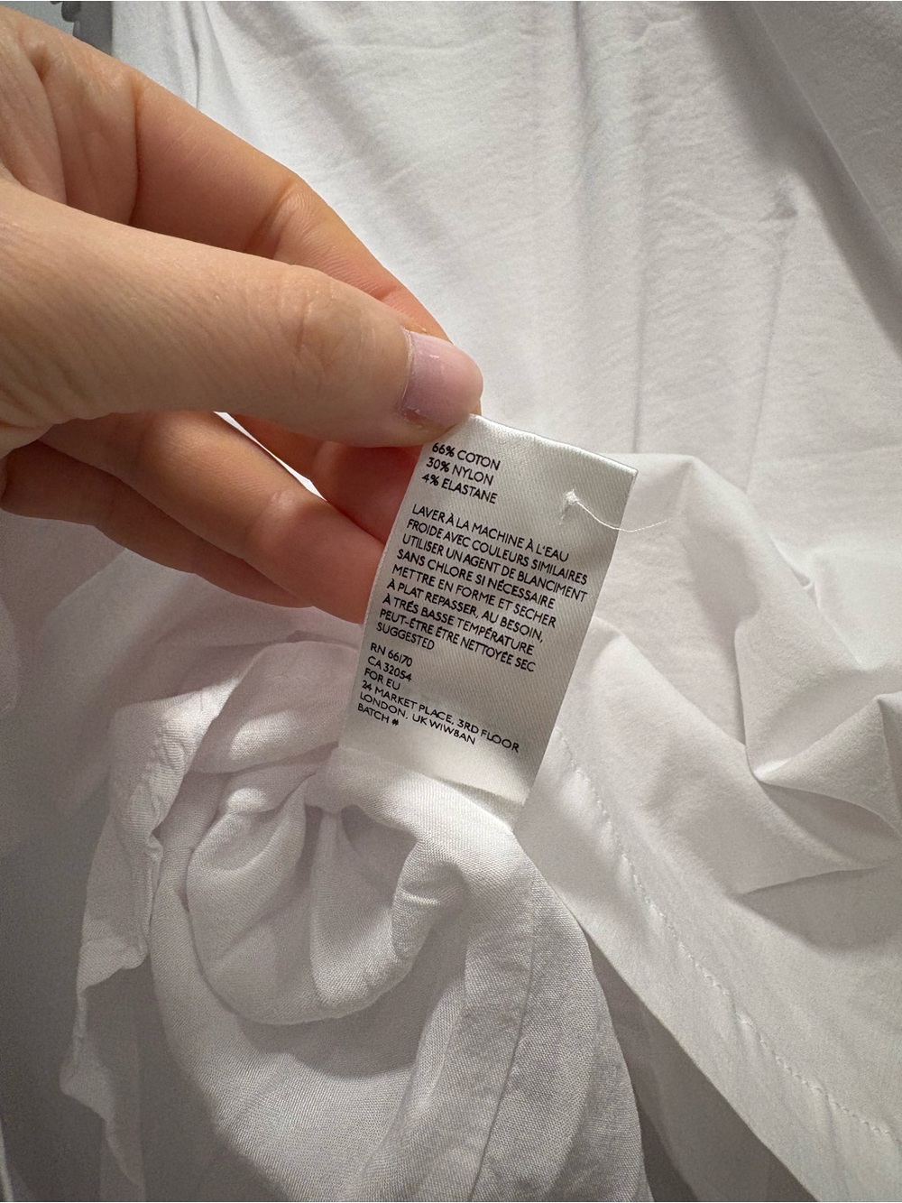 Mini White Summer Dress - Picture 6 of 8